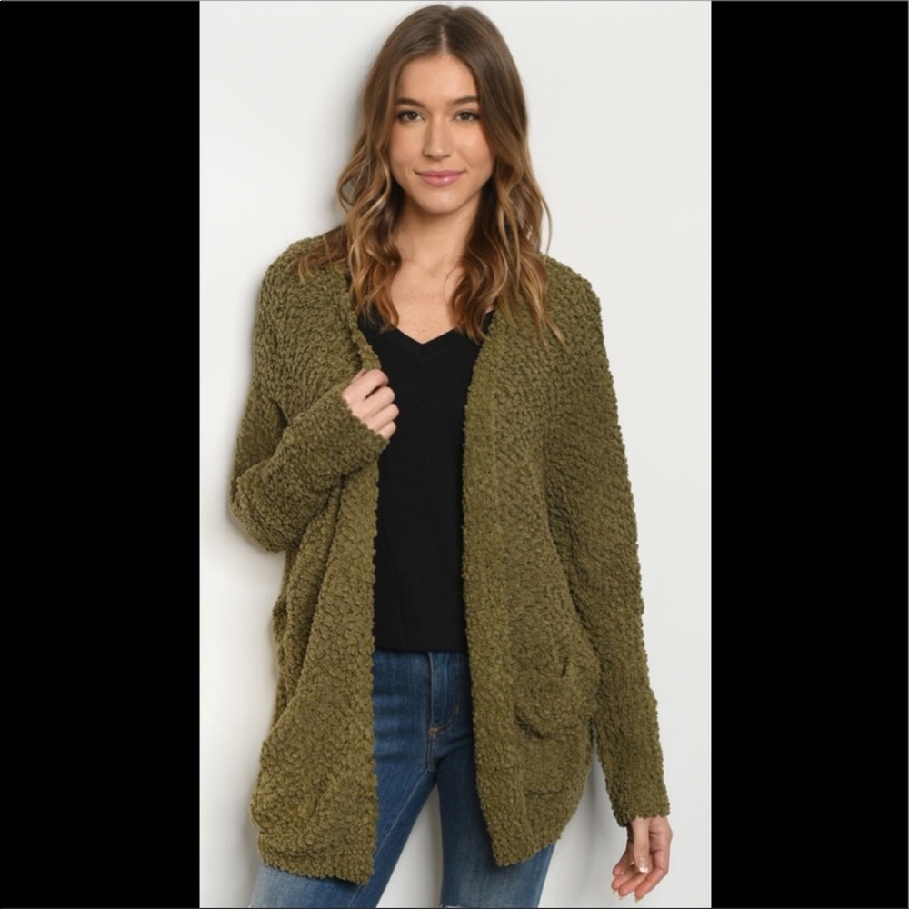 Boutique Popcorn Cardigan mult sizes New - Picture 4 of 7